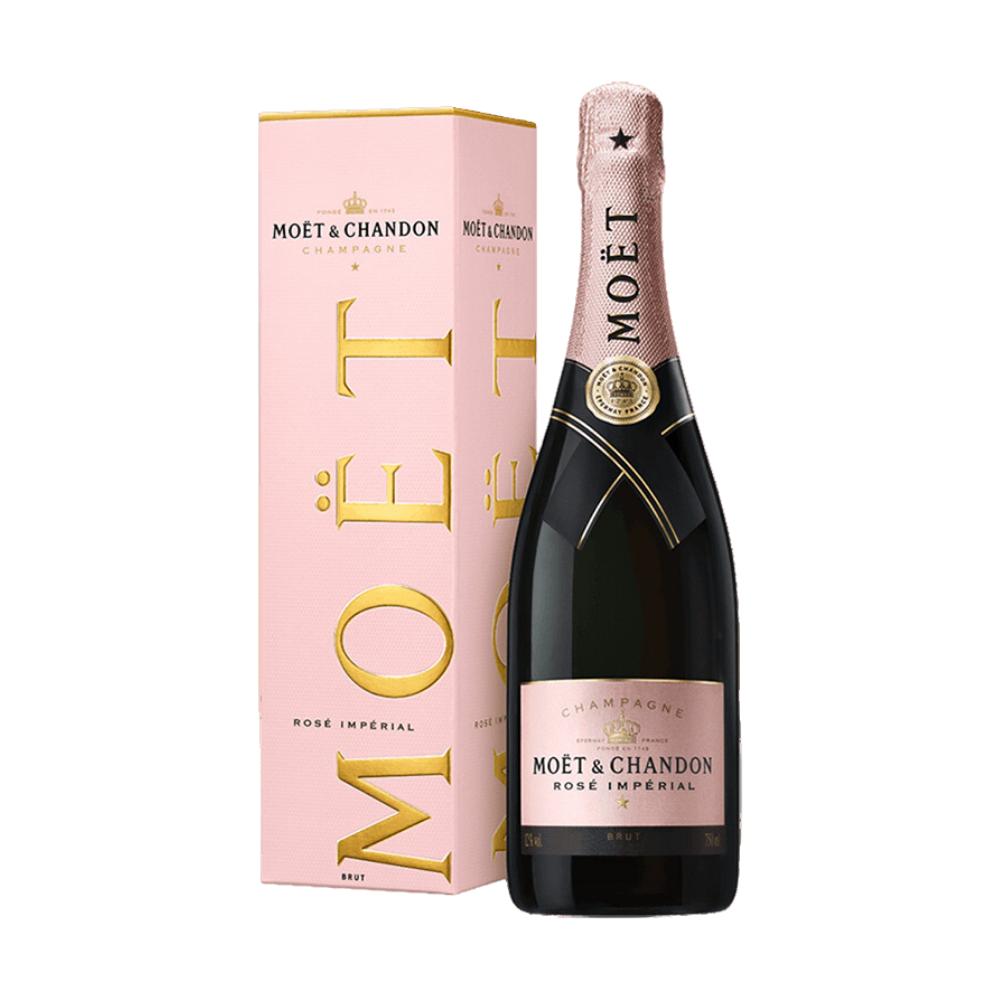 MOET & CHANDON BRUT ROSE GIFT PACK 750 ML