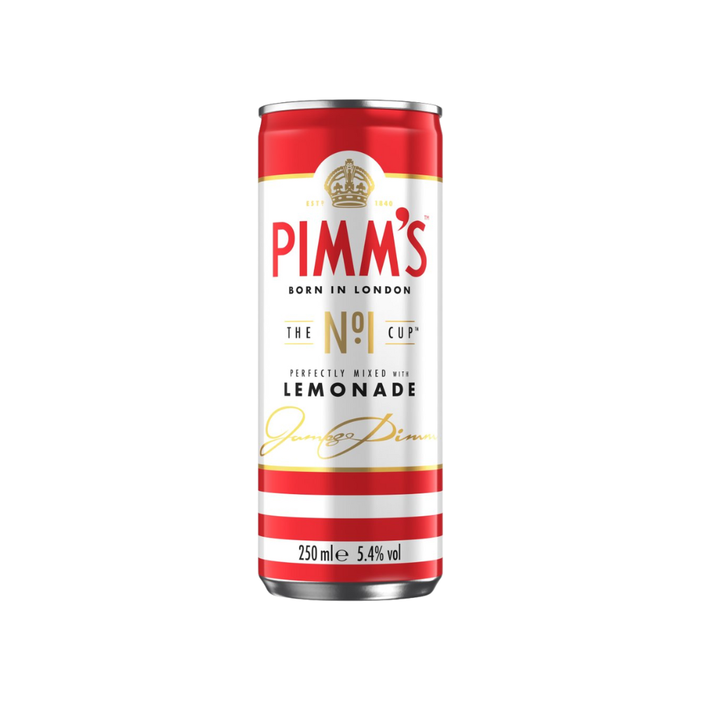 PIMMS & LEMONADE CANS 5.4% 250 ML