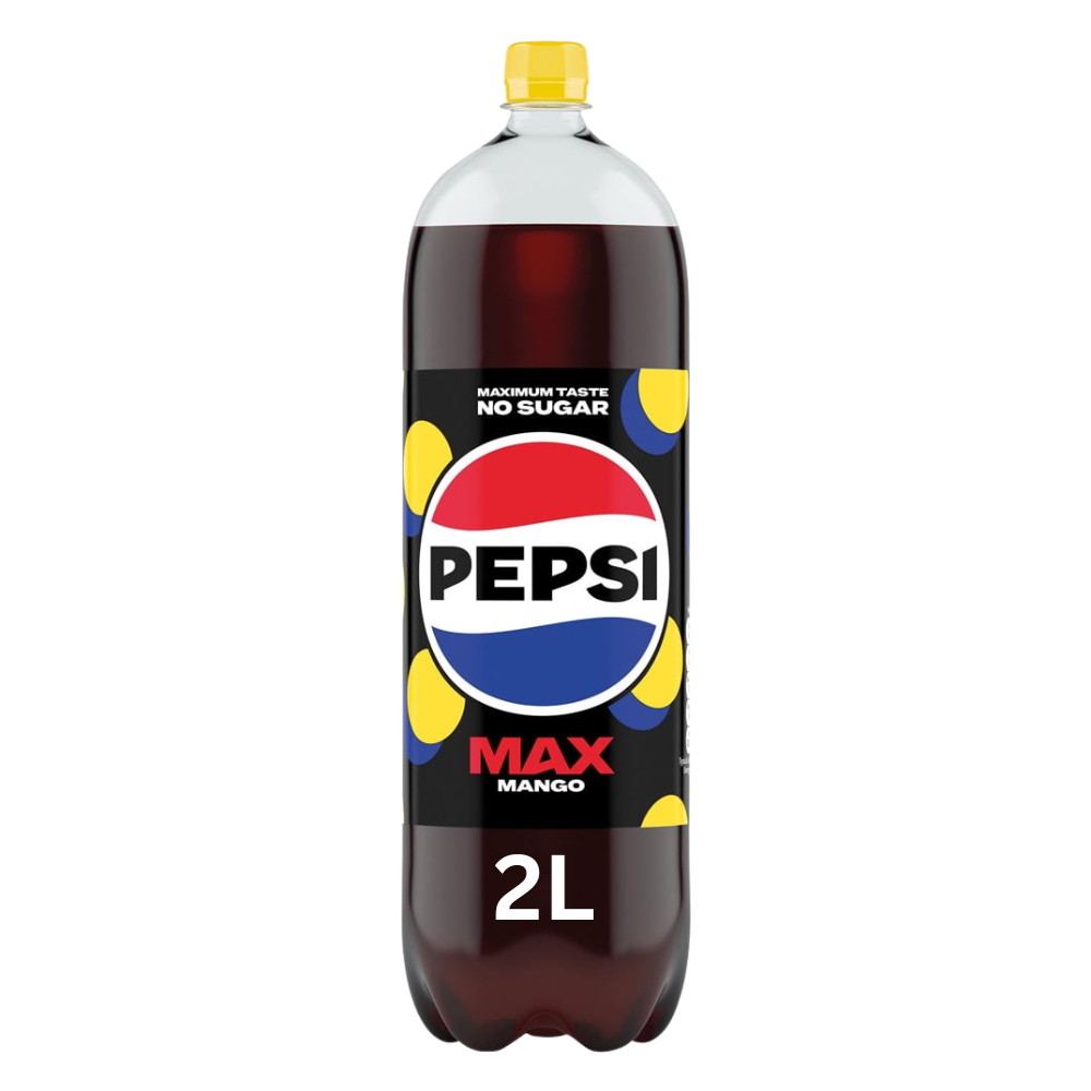 PEPSI MAX MANGO PET 2 LTR